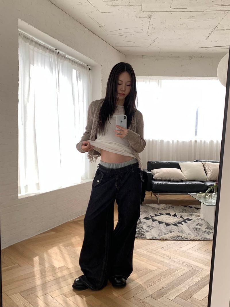 MUZESEOUL（ミューズソウル）の「Frill knit cardigan(3color)（Tops）」