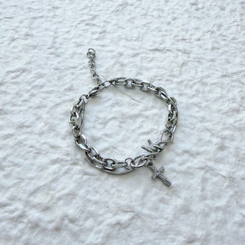 Thorn Cross Bracelet