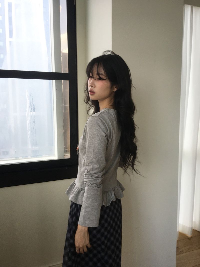 Frill Long Sleeve Tee