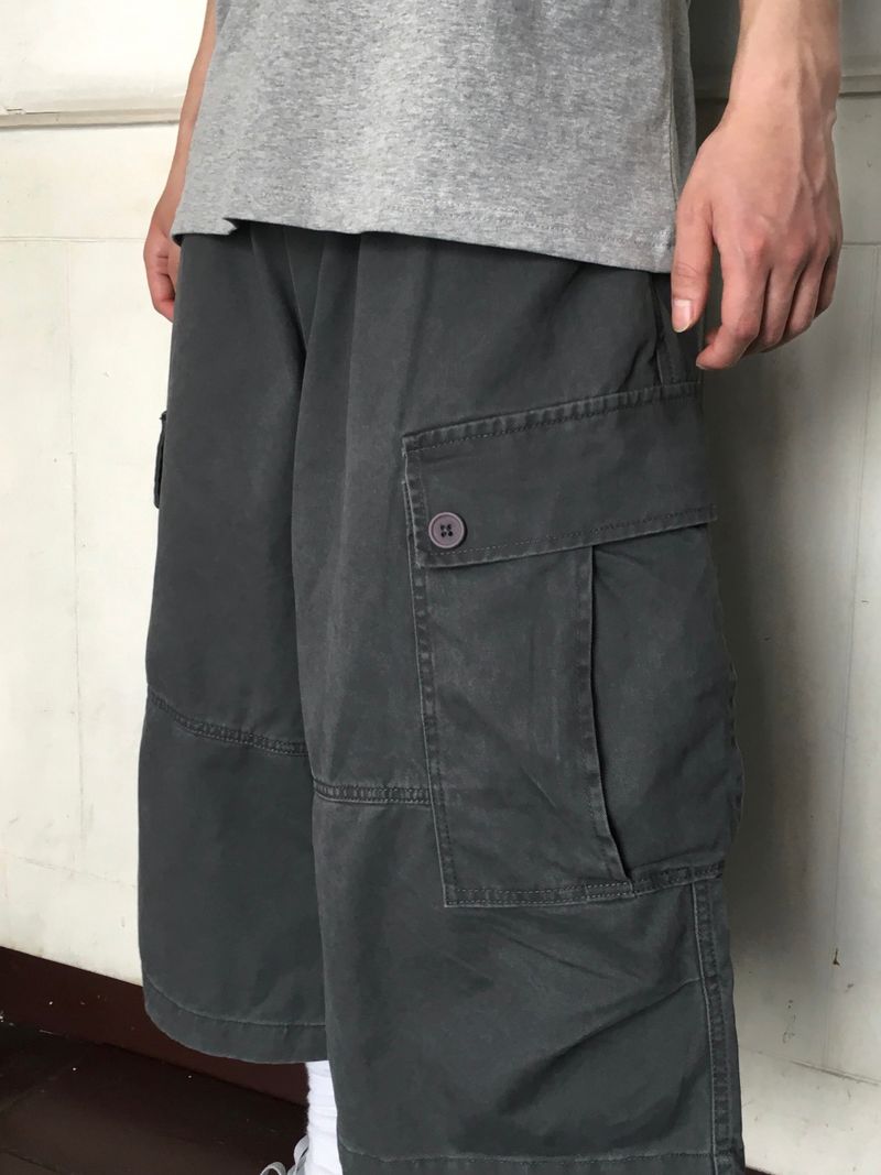 Niff Washed Wide Bermuda Pants 3C
