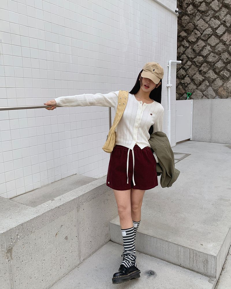 [ORIGINAL] REESE PUNCHING LONG SLEEVE CARDIGAN