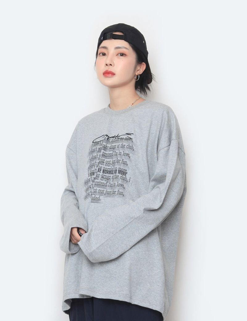 nutellike(ヌテールライク)の「WINNER letter long sleeve T-shirt(Tops)」