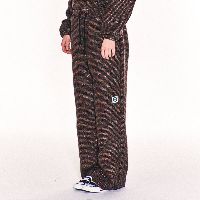 freakishbuilding(フリーキッシュビルディング)の「AVRIL TWEED WIDE LONG PANTS (GREEN)(Pants)」