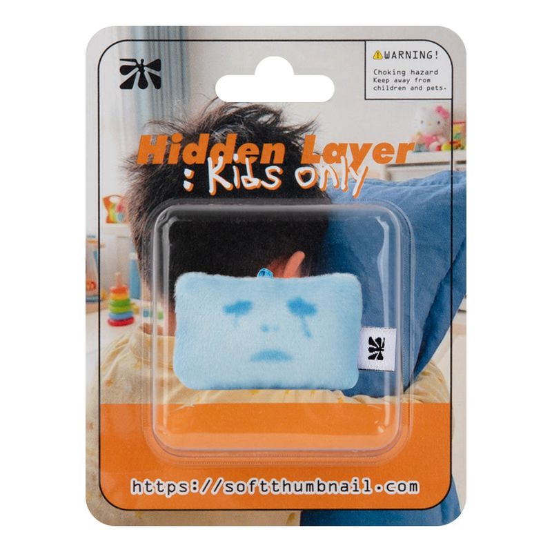 SOFT THUMBNAIL（ソフトサムネイル）の「Tear-marked Pillow, Blue（Toys/Key Holders）」