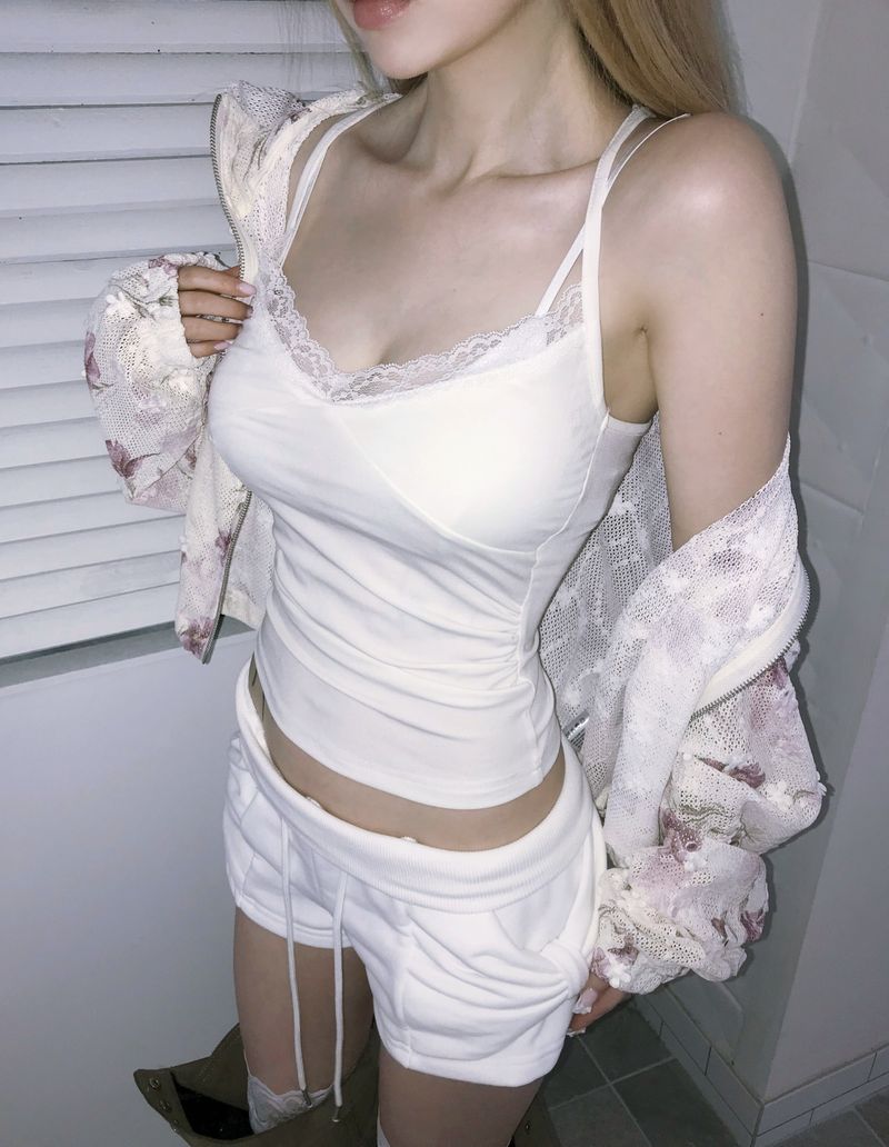 apple lace top(6 color) 