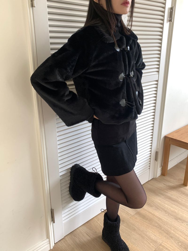 [MADE] Pairing mink fur tteokbokki quilted jacket
