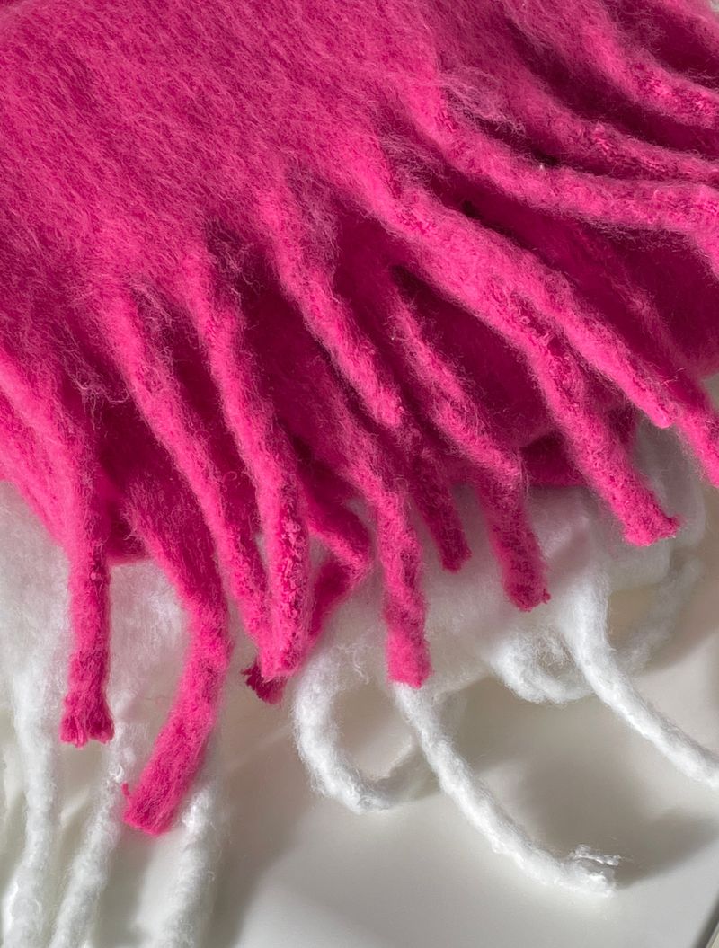 Warm tassel muffler 