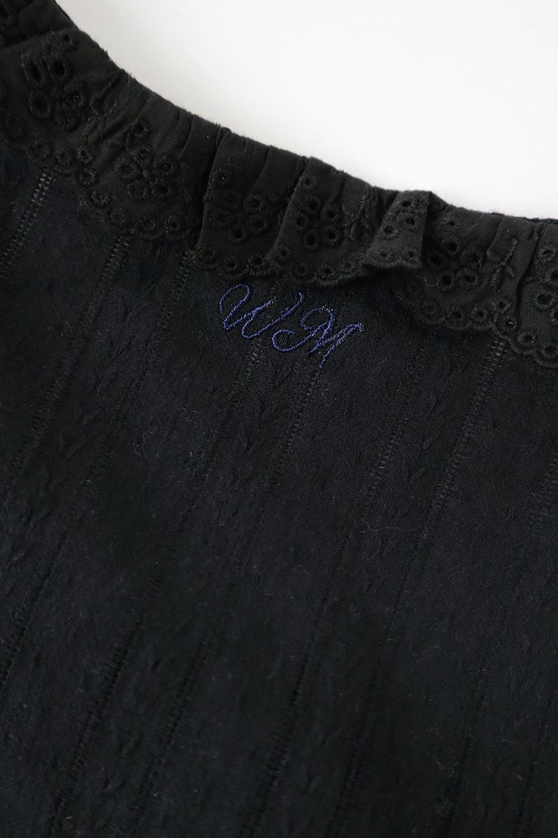 Prelin ribbon blouse_black