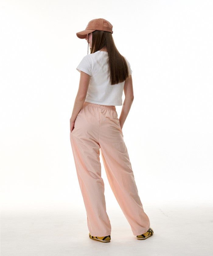 MUCENT SIGNATURE NYLON PANTS (Black, Light khaki, Pink)