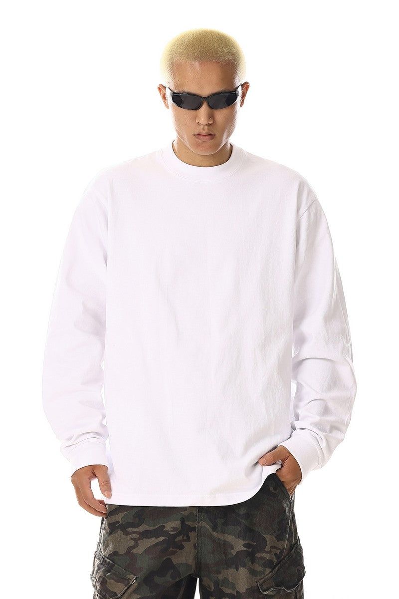 MBEXX（エムビーイーエックスエックス）の「Basic Solid Long Sleeve Tee（Tops）」