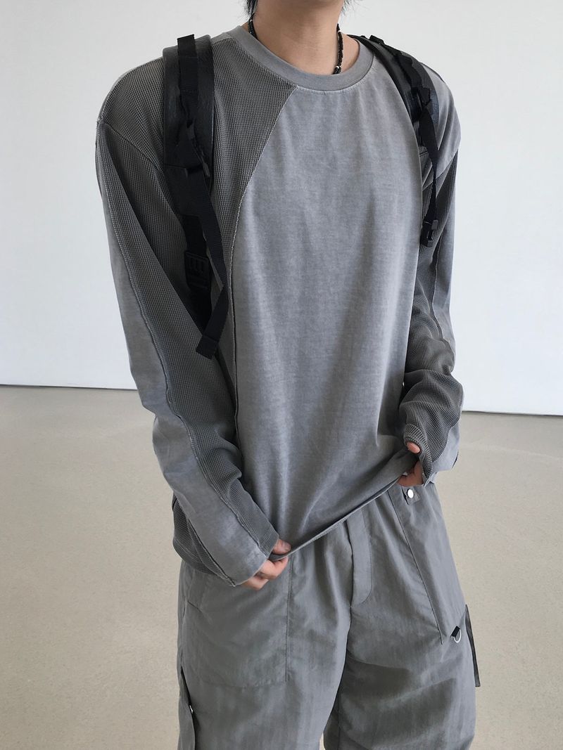 Mera Pigment Waffle Long Sleeve 4C