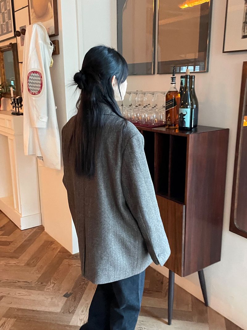 Lema tweed wool blazer
