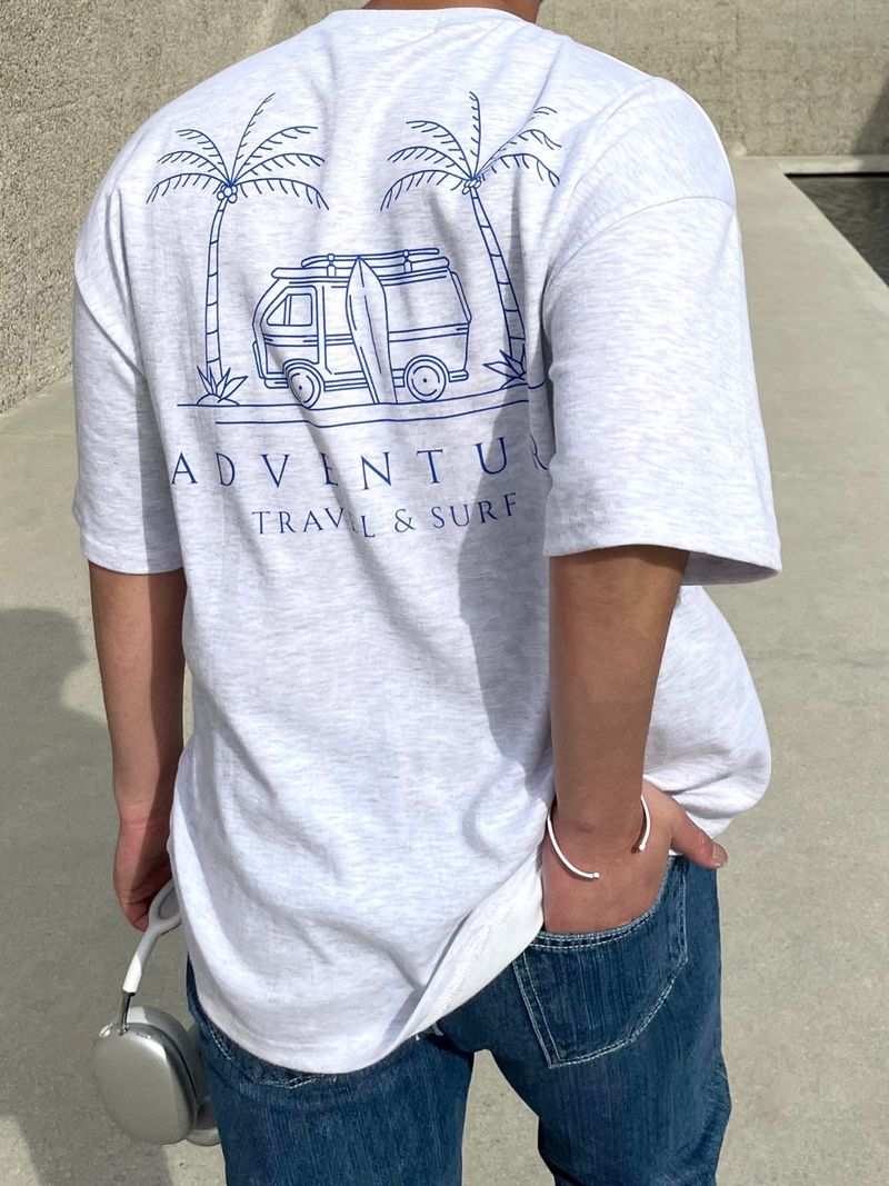 サマートラベルキャンピングTシャツ 