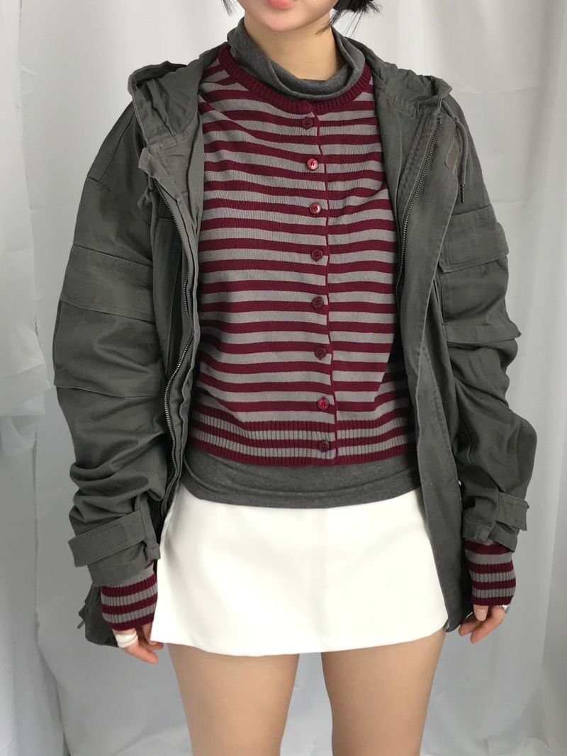 Cozy Striped Cardigan