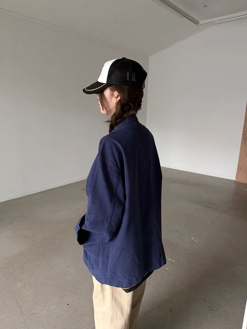 peach work jacket