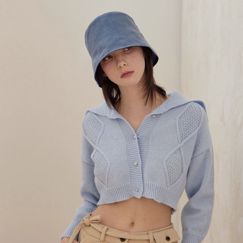 VA Stud Pigment Bucket Hat / Blue