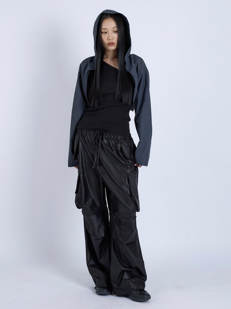 Hooded Shrug, Charcoal