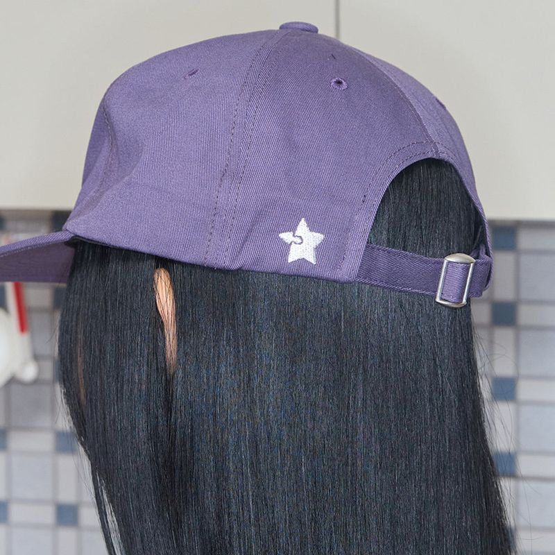 kiibi（キイビ）の「kロゴアップリケキャップ パープル（帽子）」
