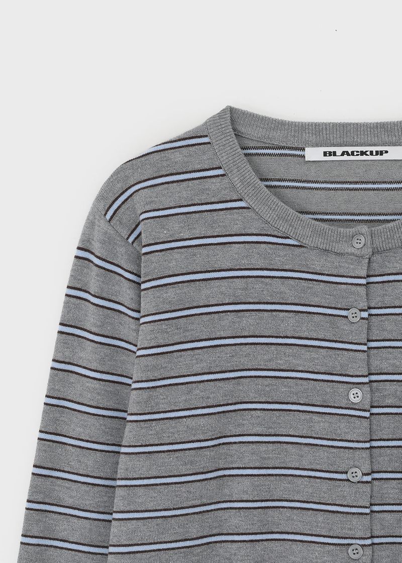 [MADE] Phoneradi Striped Knit Cardigan
