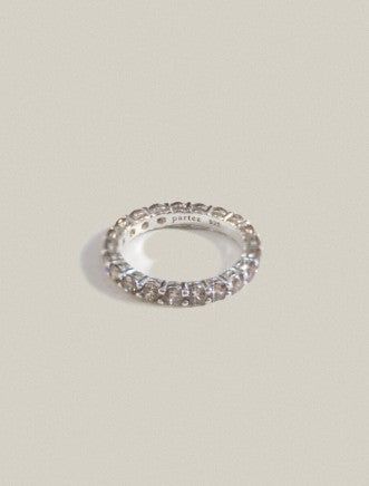 partez(パルテ)の「Sun Glitter Eternity Ring 3mm - Cognac(Accessories)」