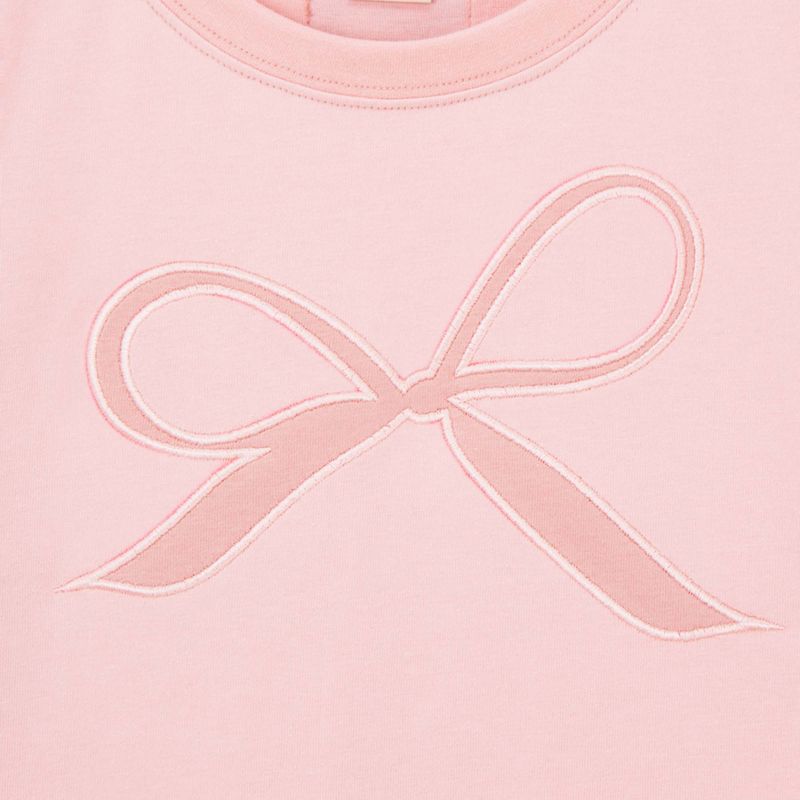 Pink Ribbon Semi-Crop T-Shrit