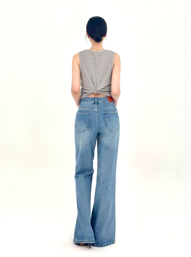 3RD REORDER PANEL FLARE JEANS code 25100