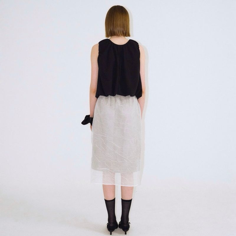 Frill Balloon Top - 3colors