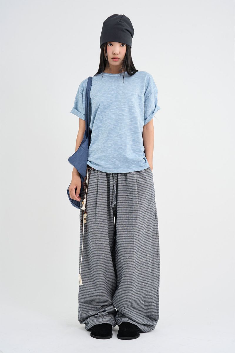 Pigment slub T-shirt