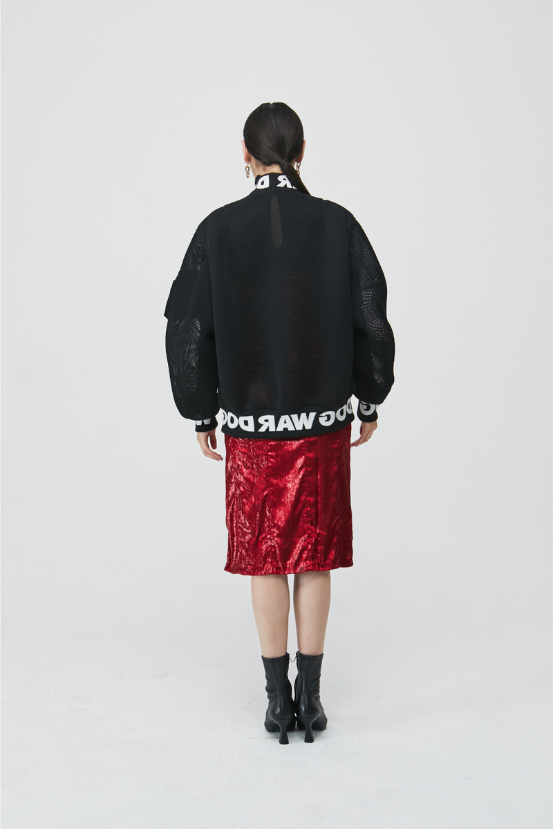 Net Bomber Jacket
