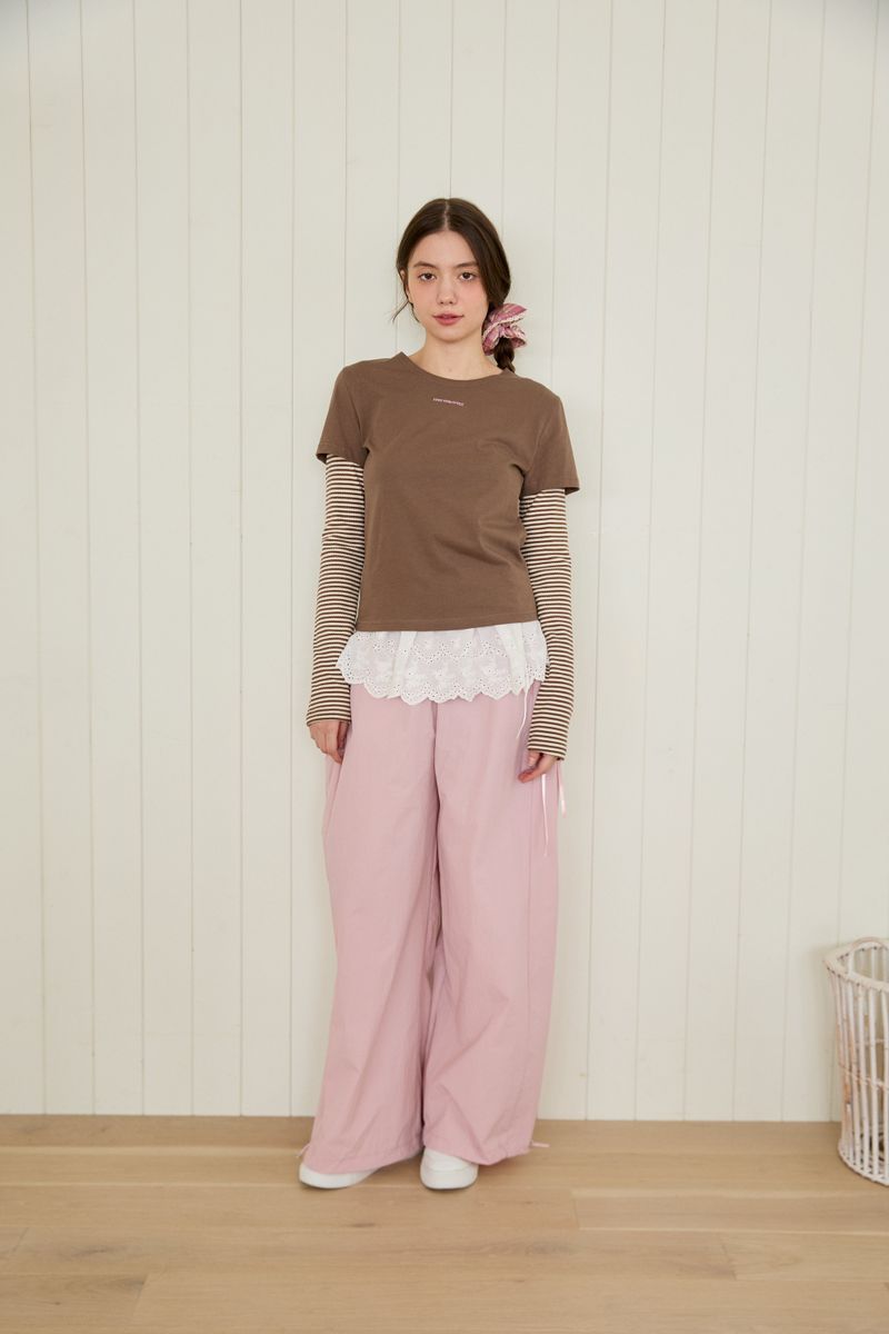 PINK PINEAPPLE（ピンクパイナップル）の「[2EA 1SET] SALLOR CHECK SCRUNCHIE（Hair Accessories）」