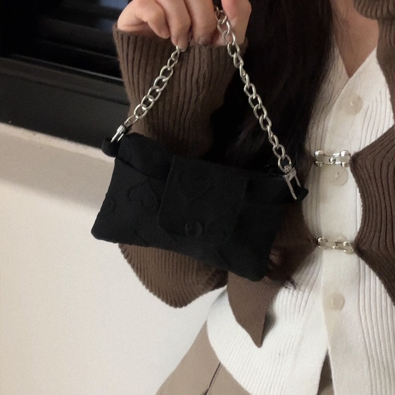 heart chain wallet bag_width (3color)