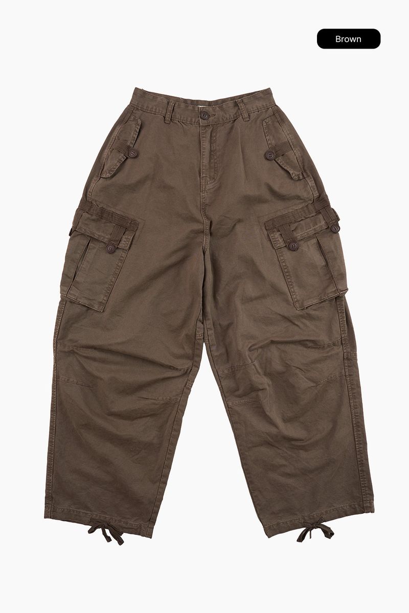 Tape dyeing cargo pants