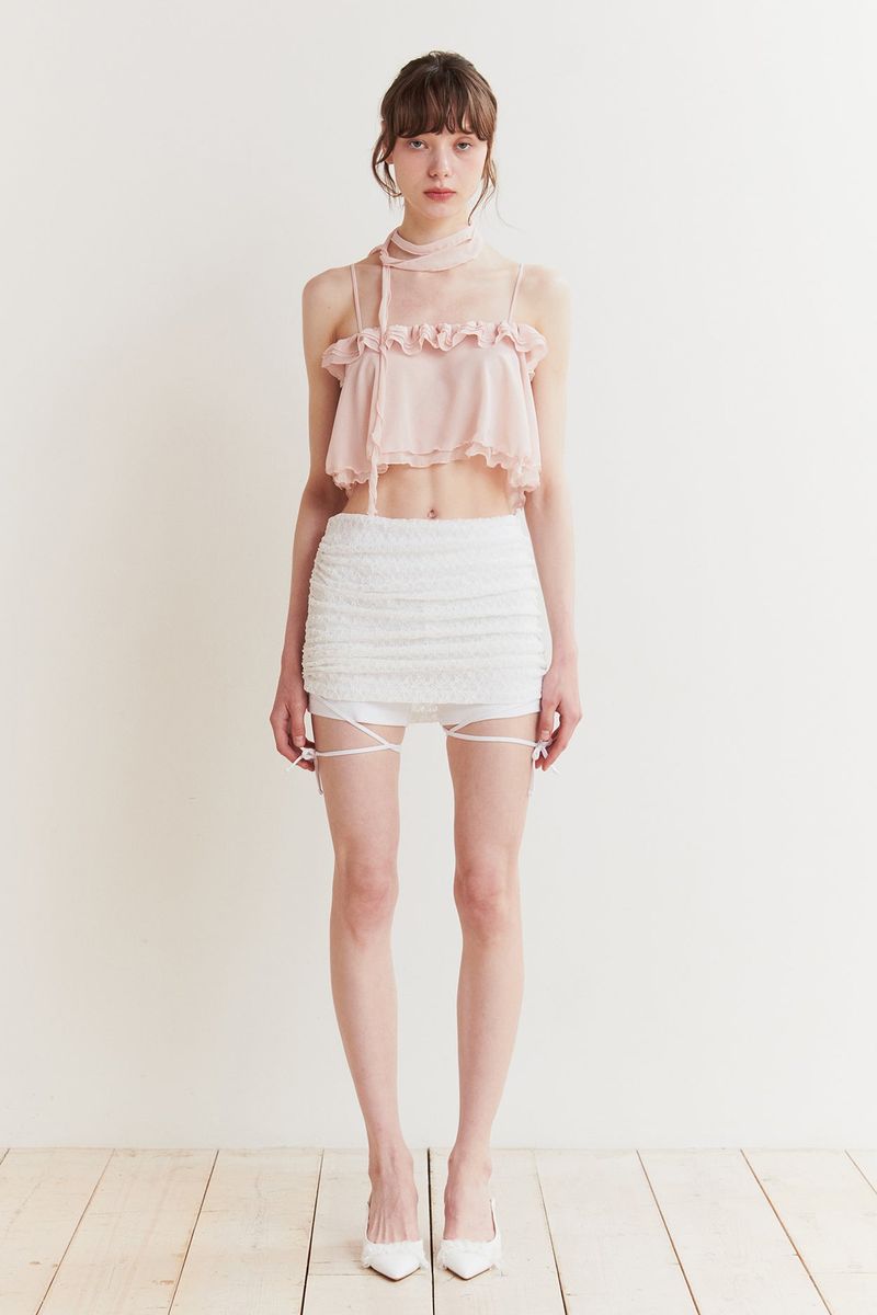 LILY SCARF TOP pink