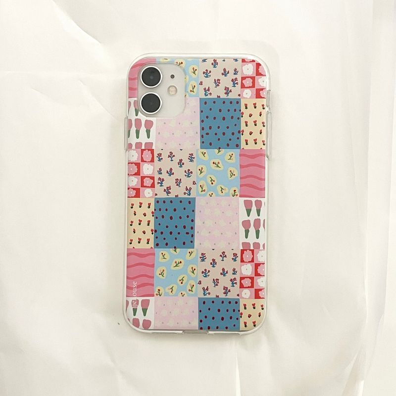 jjehouse（ジェイジェイハウス）の「パッチワークデザインスマホケース（スマホグッズ/小物）」