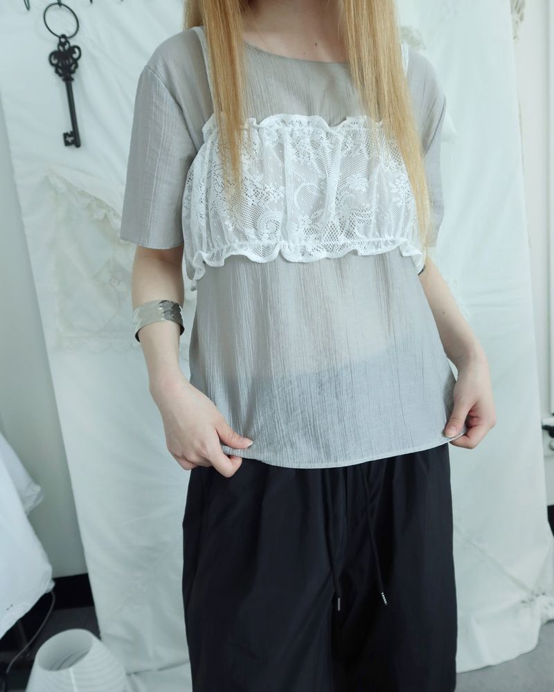 (SET) DEAR LACE BUSTIER BLOUSE