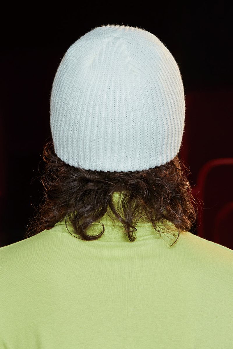 CLASSIC LOGO BEANIE / IVORY