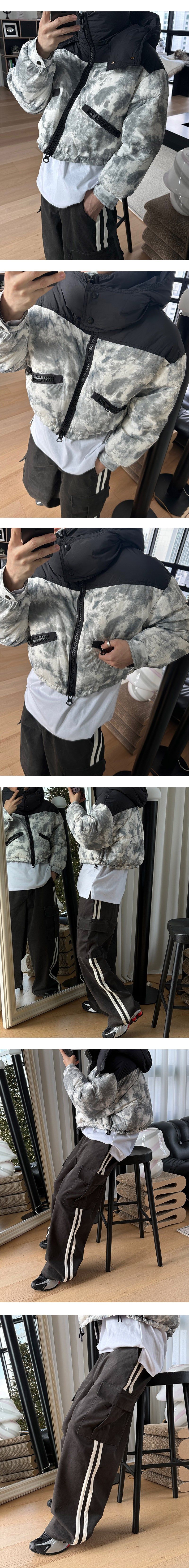 [Unisex] Track suede cargo pants(3color)