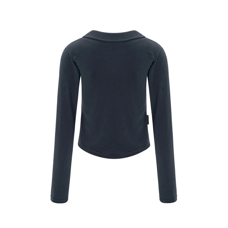 PALIN SEE-THROUGH SHIRT-WASHED BLACK