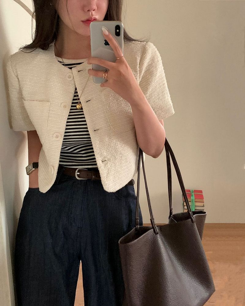 [MD pick!] striped boat neck camisole