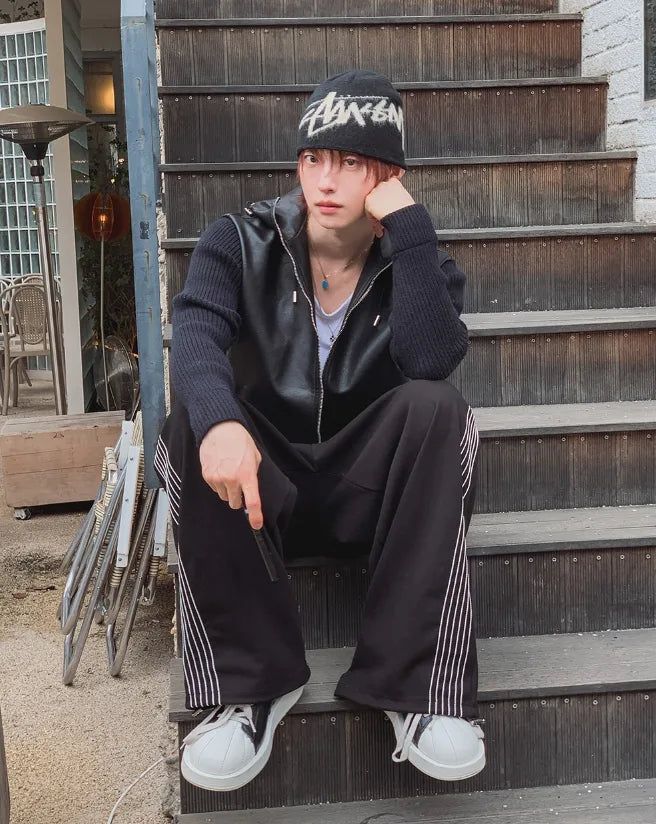 Kevin Track Wide Sweatpants