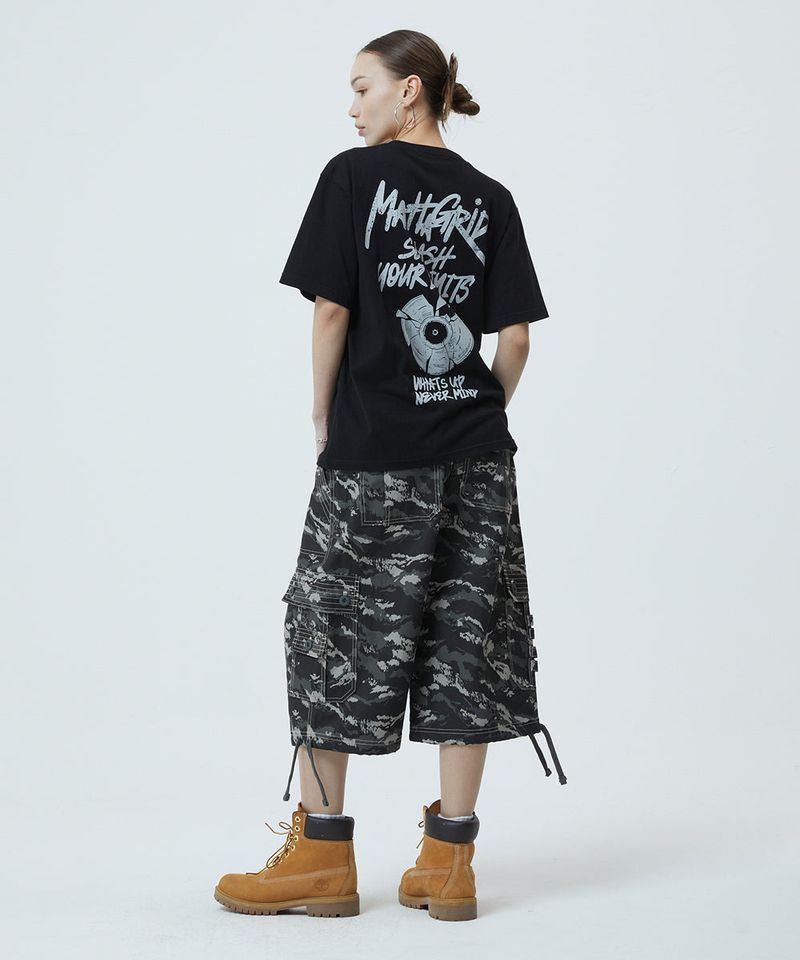 UTILITY CARGO CAMO SHORTS