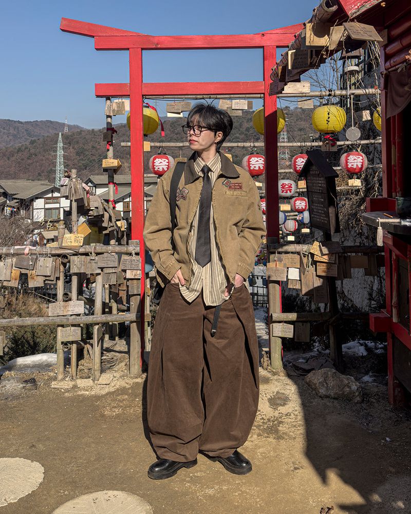Cuff Bizo Balloon Cotton Pants