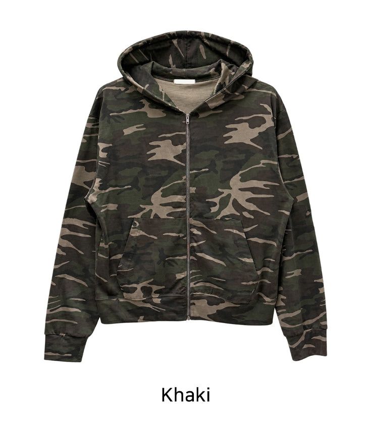 Ferren Camo Light Hood Zip-Up