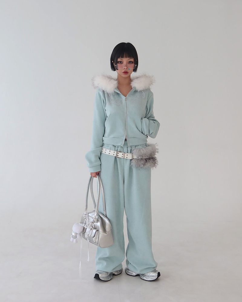 Cubic Purifying Hooded Zip-Up Jacket