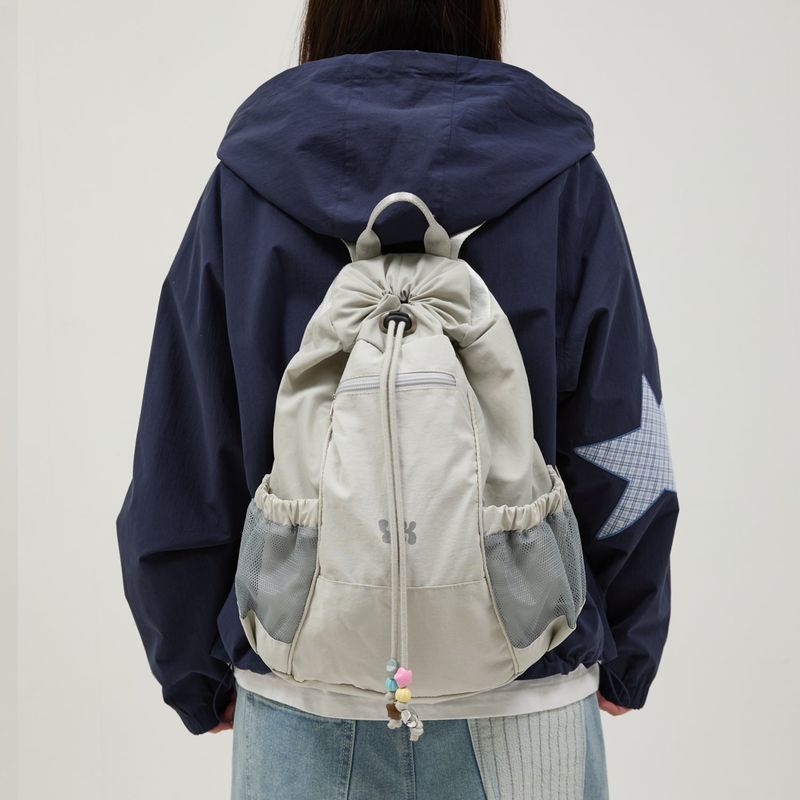Beads Nylon String Backpack
