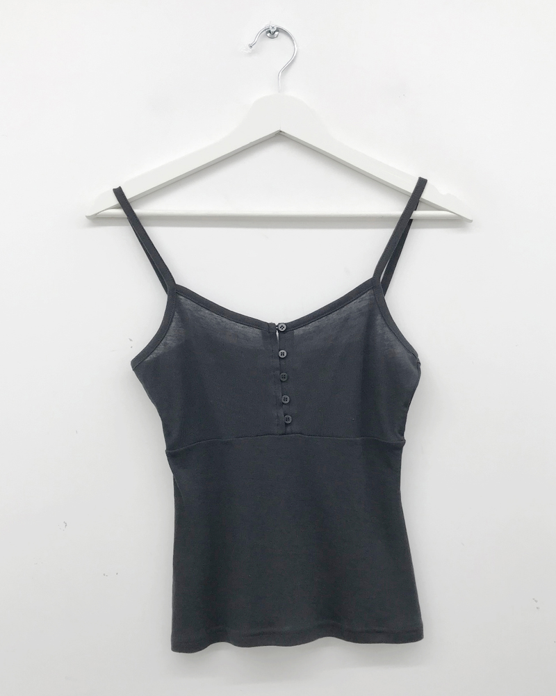 Epo Sheer Button Sleeveless (6color)