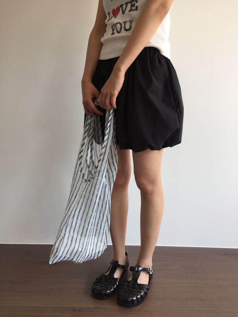 Clear Stripe Shoulder Bag (3color)