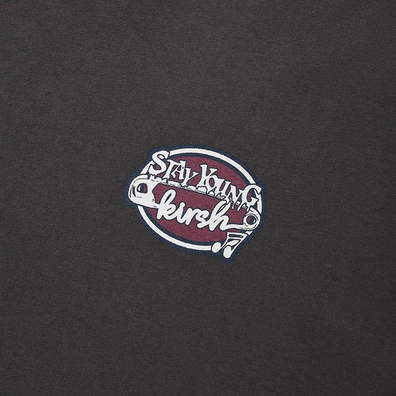 ROCK N ROLL LONG SLEEVE [CHARCOAL]