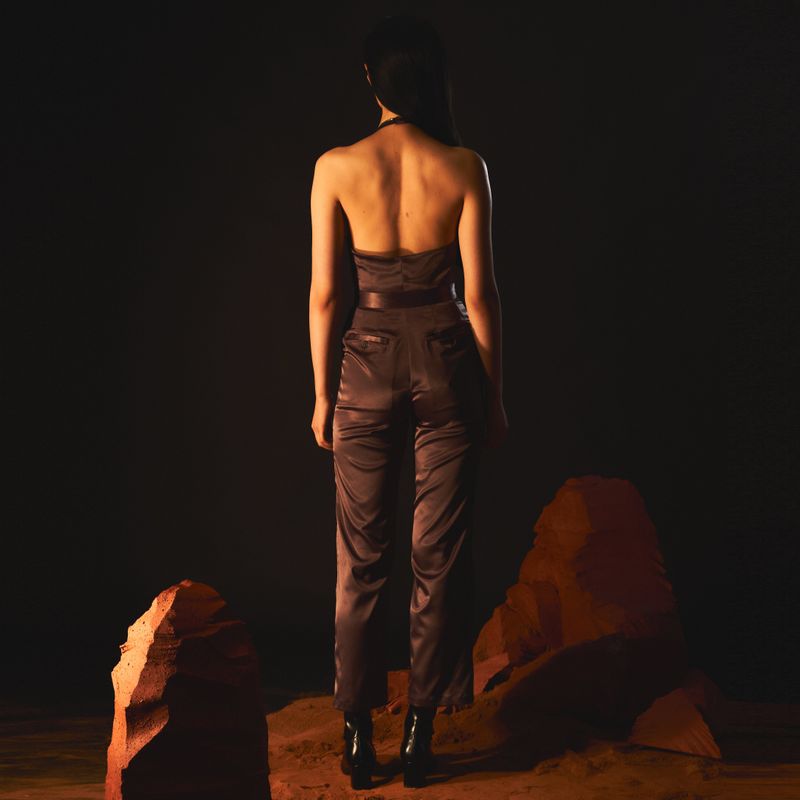 Zipped Jump Suit