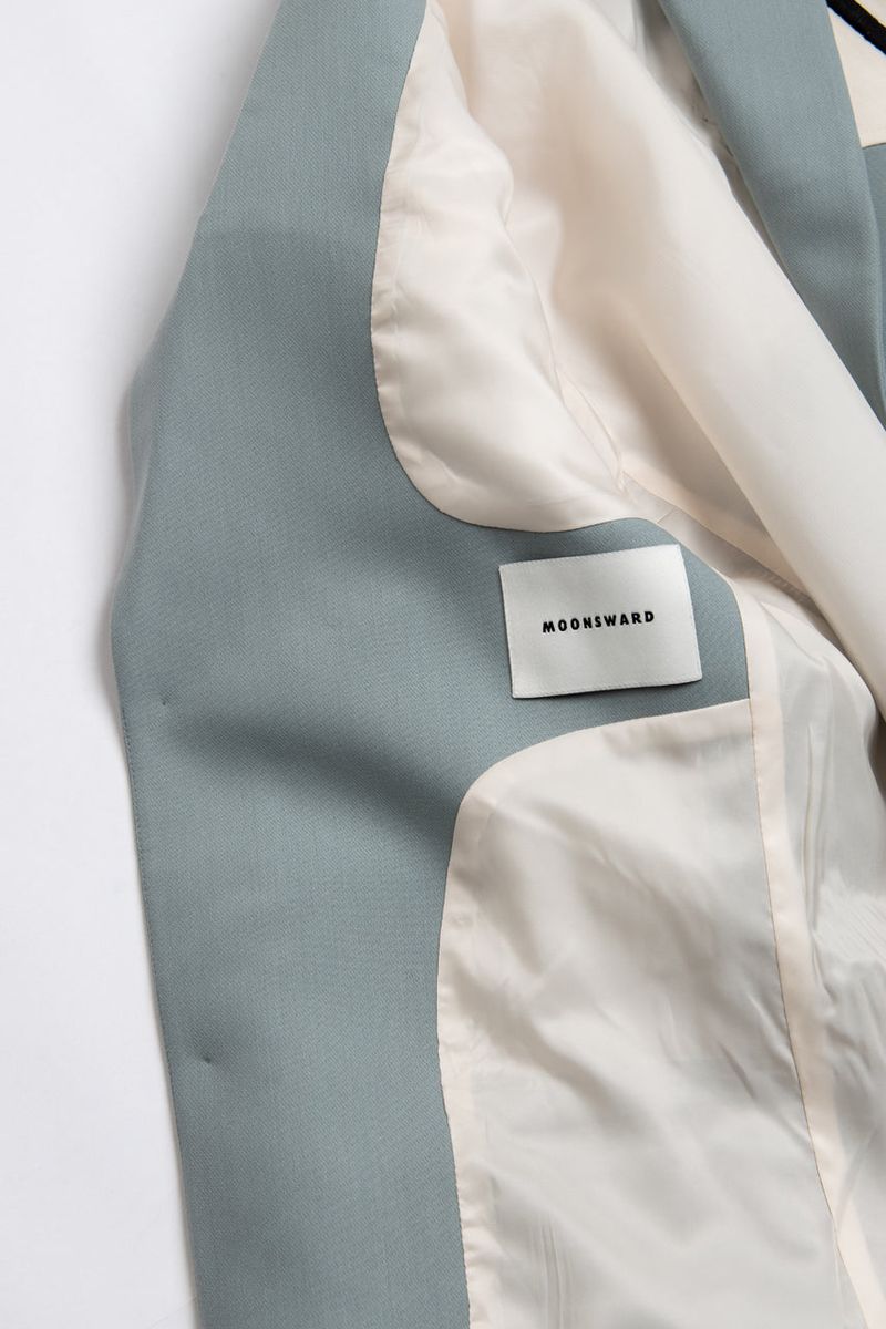 Sky Embroidered Tailored Jacket
